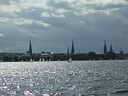 Hamburg, lacul din centru orașului
